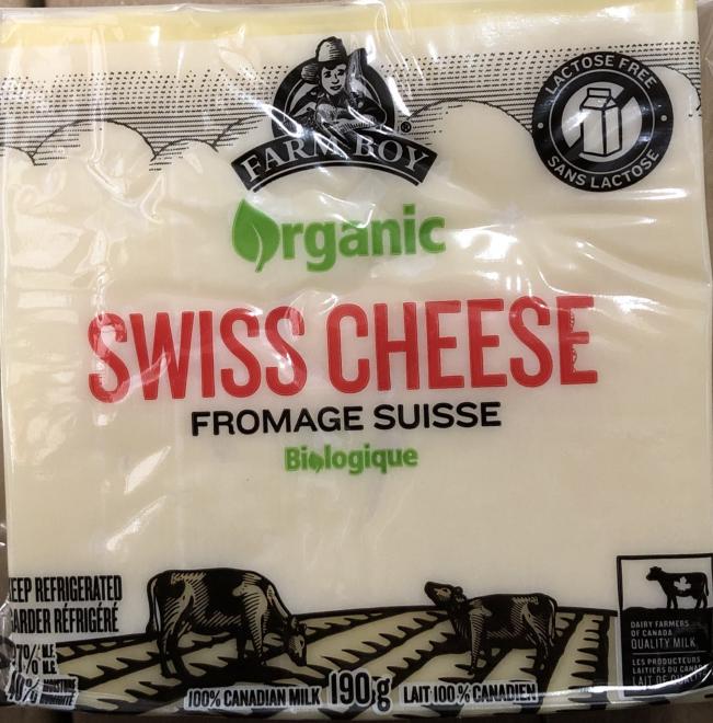 Farm Boy - Fromage suisse 190g - devant