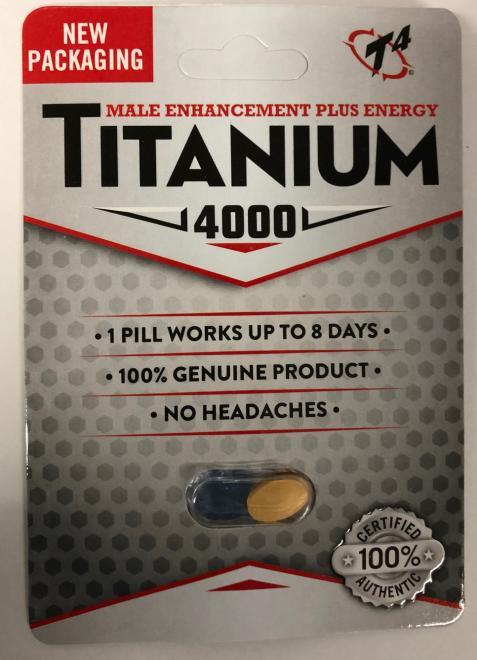 Titanium 4000 Amélioration de la performance sexuelle