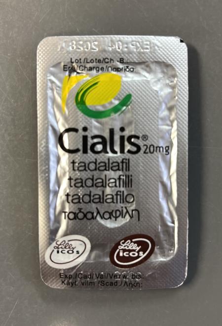 Cialis 20 mg Face arrière