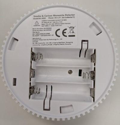 Image 2: Étiquette apposée au dos du produit